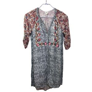 Anthropologie Tiny perenne shirt dress M
